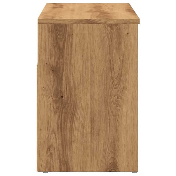 vidaXL skobænk 80x30x45 cm konstrueret træ kunsteg
