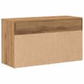 Miniatyrbillede 7 af 11: vidaXL skobænk 80x30x45 cm konstrueret træ kunsteg