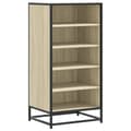 Pikkukuva 1 / 10: vidaXL Kenkäteline sonoma-tammi 48x38x97,5 cm tekninen puu