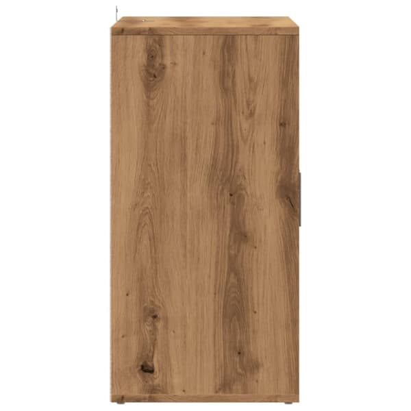 vidaXL Skoskap artisan eik 60x35x70 cm konstruert tre