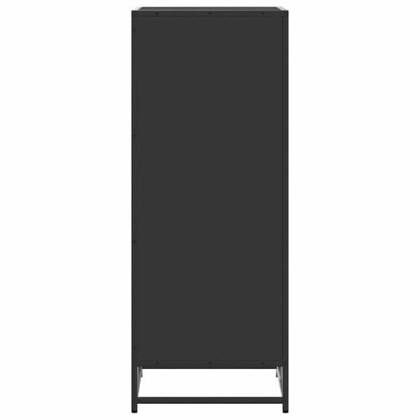 vidaXL Skohylla svart 48x38x97,5 cm konstruerat trä