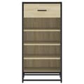 Miniatyrbilde 5 av 11: vidaXL Skohylle sonoma eik 48x38x97,5 cm konstruert tre