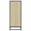 Miniatyrbilde 7 av 11: vidaXL Skohylle sonoma eik 48x38x97,5 cm konstruert tre
