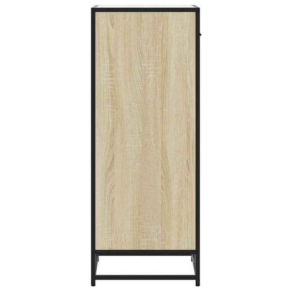 vidaXL Skohylle sonoma eik 48x38x97,5 cm konstruert tre