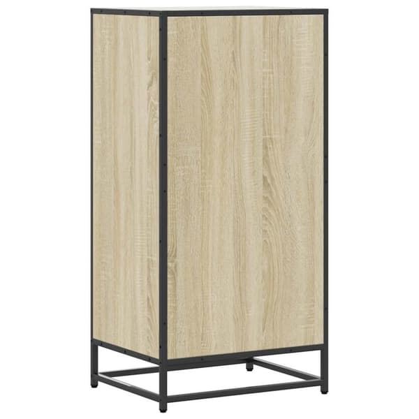 vidaXL Skohylle sonoma eik 48x38x97,5 cm konstruert tre
