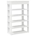 Miniatyrbillede 2 af 2: vidaXL skoreol 60x30x98 cm konstrueret træ hvid