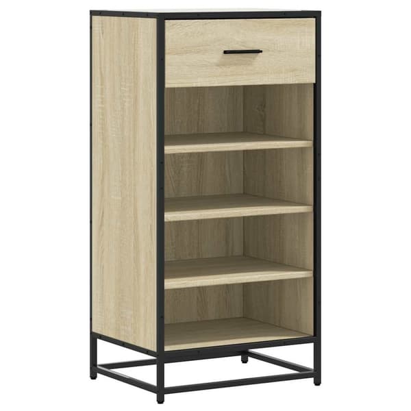 vidaXL skoreol 48x38x97,5 cm konstrueret træ sonoma-eg