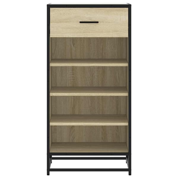 vidaXL skoreol 48x38x97,5 cm konstrueret træ sonoma-eg