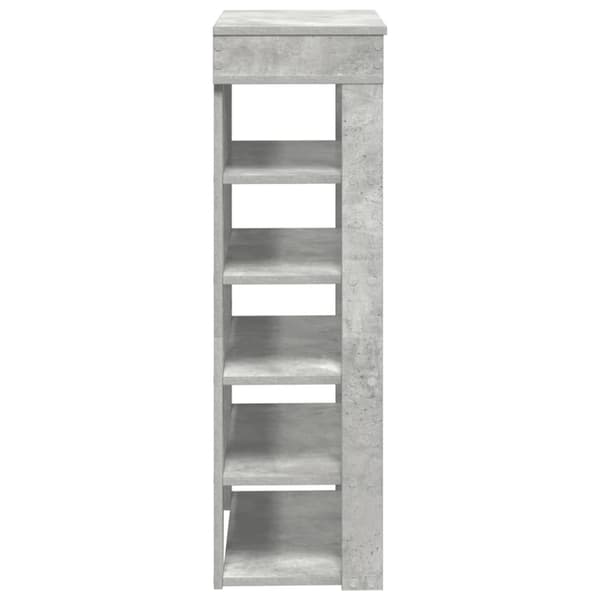 vidaXL skoreol 60x30x98 cm konstrueret træ betongrå