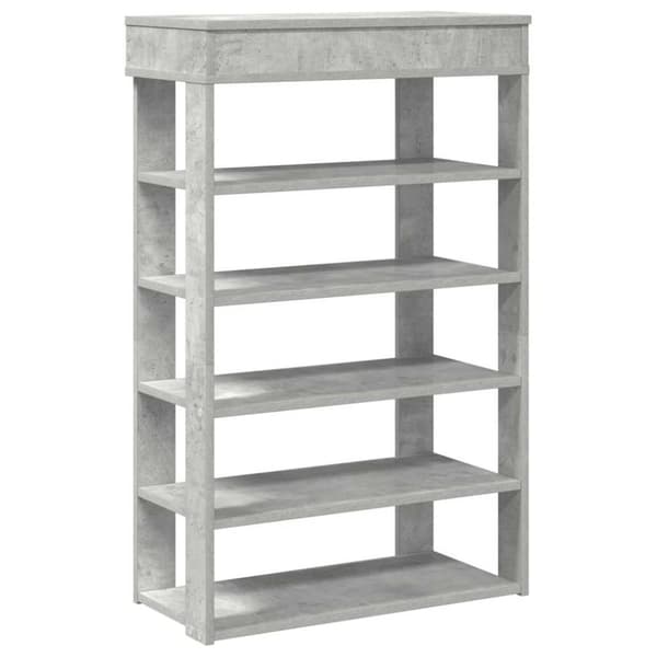 vidaXL skoreol 60x30x98 cm konstrueret træ betongrå