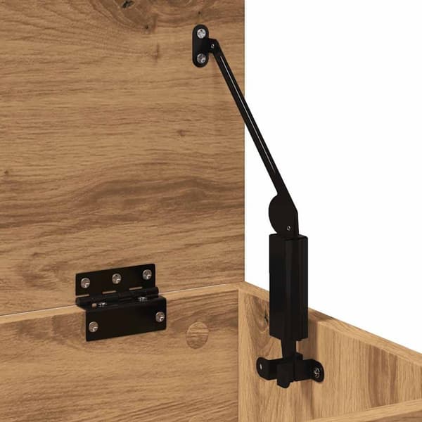 vidaXL Skohylle artisan eik 60x30x45 cm konstruert tre