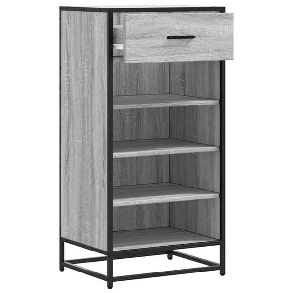 vidaXL skoreol 48x38x97,5 cm konstrueret træ grå