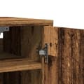 Miniatyrbillede 11 af 11: vidaXL skoskab 32x35x70 cm konstrueret træ antikt træ