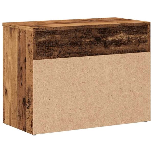 vidaXL skoreol 60x30x45 cm konstrueret træ antikt træ