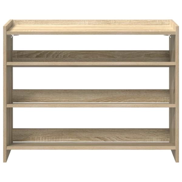 vidaXL skoreol 80x25x62 cm konstrueret træ sonoma-eg