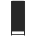 Miniatyrbilde 6 av 11: vidaXL Skoskap svart 75x38x97,5 cm konstruert tre og metall