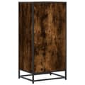 Miniatyrbilde 8 av 11: vidaXL Skohylle røkt eik 48x38x97,5 cm konstruert tre