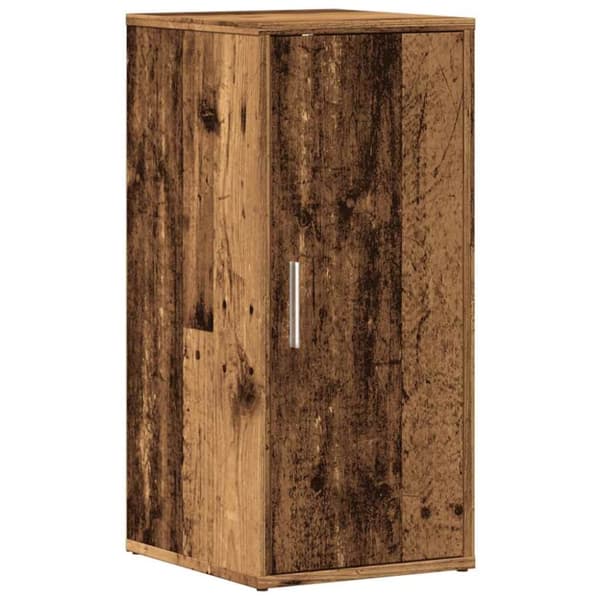 vidaXL skoskabe 2 stk. 32x35x70 cm konstrueret træ antikt træ
