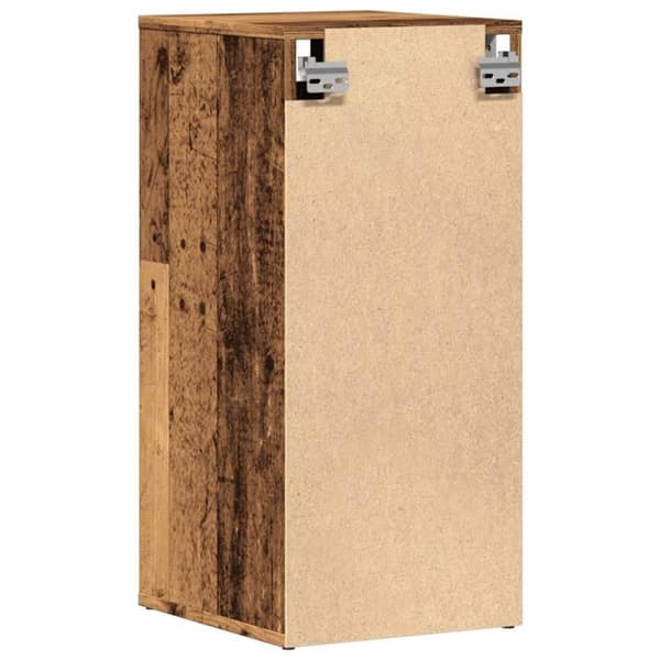 vidaXL skoskabe 2 stk. 32x35x70 cm konstrueret træ antikt træ