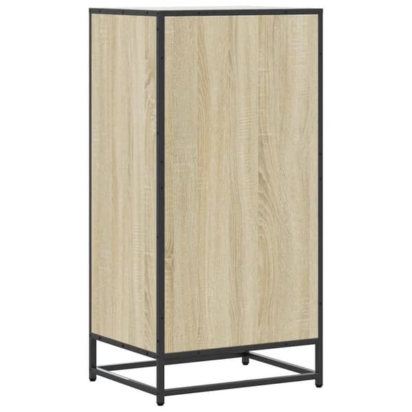 vidaXL Skohylle sonoma eik 48x38x97,5 cm konstruert tre