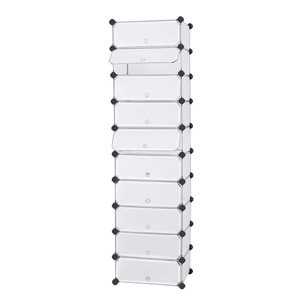 Modulärt skoställ med 10 fack - L43 cm