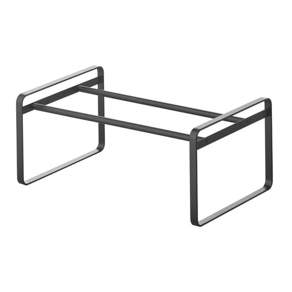 Svart utdragbart skoställ 1 nivå - L41 cm