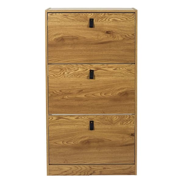 Skoskåp med 3 nedfällbara lådor - L63cm