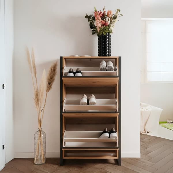 Skoskåp med 3 klaffar L70 cm - DENVER