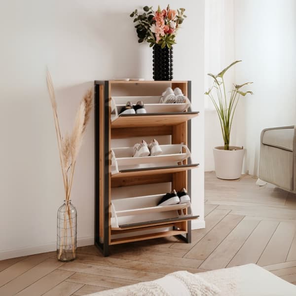 Skoskåp med 3 klaffar L70 cm - DENVER
