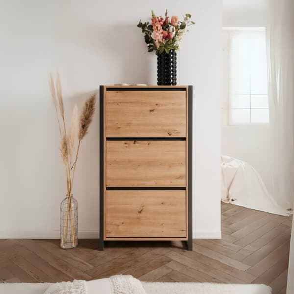 Skoskåp med 3 klaffar L70 cm - DENVER