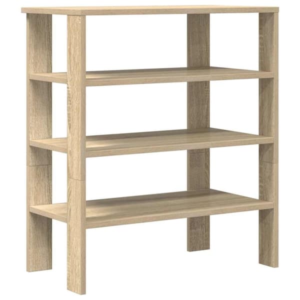 Skohylla sonoma-ek 61x32x70 cm konstruerat trä