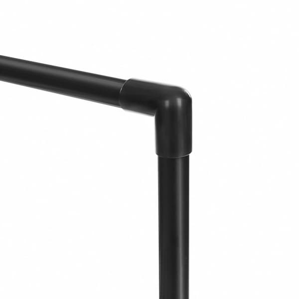 Rootz Metal Skostativ - Skoopbevaring - Skoopbevaring - Jernskostativ - 45 cm x 30 cm x 106 cm - Sort - 30 kg Kapacitet - Gør det selv samling