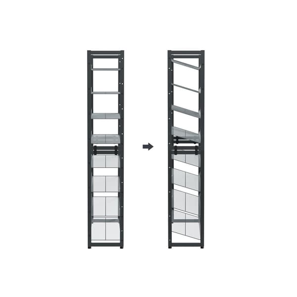 Sko rack - 8 niveauer - Stackable skoopbevaring - 2 x 4 niveauer