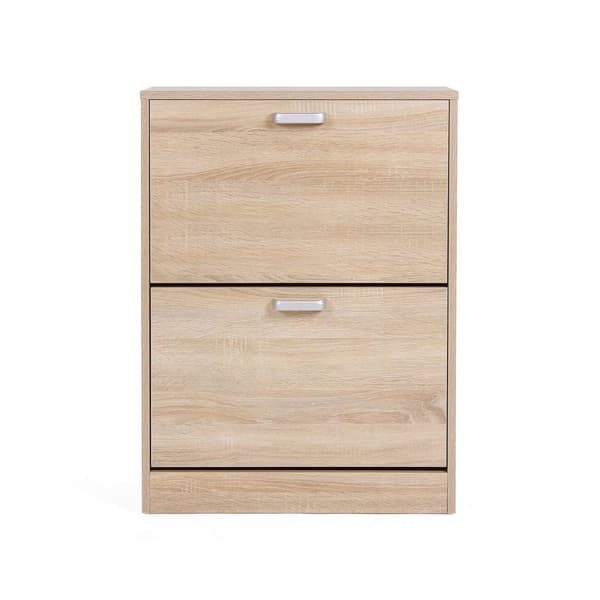 Skoskab - 2 skuffer - sko kylling - 60 x 24 x 83,5 cm - eg -look