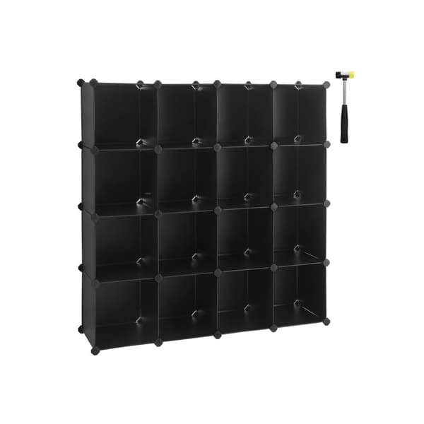 Sko rack - DIY Cube System - Stackable - PP Plastic - Uden skruer