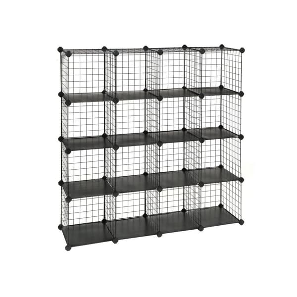 Sko rack - Plug -In Wire Storage System - Mesh Cabinet - Shoe Cabinet - Sort