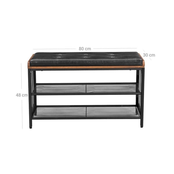Shoe Bank - Matad säte - 2 Gaasbanken - Dark Brown