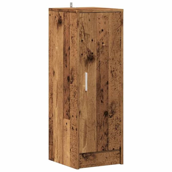 Skoskåp gammalt trä 32x35x92 cm konstruerat trä