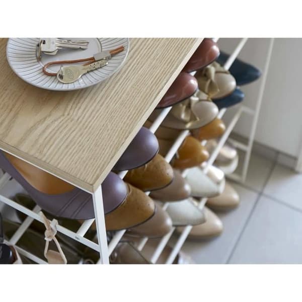 Yamazaki Home 5-lagers skoställ Skoställ Vit 66,0 x 87,0 x 25,0 cm