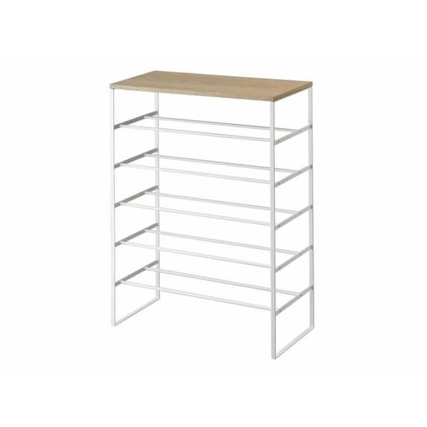 Yamazaki Home 5-lagers skoställ Skoställ Vit 66,0 x 87,0 x 25,0 cm