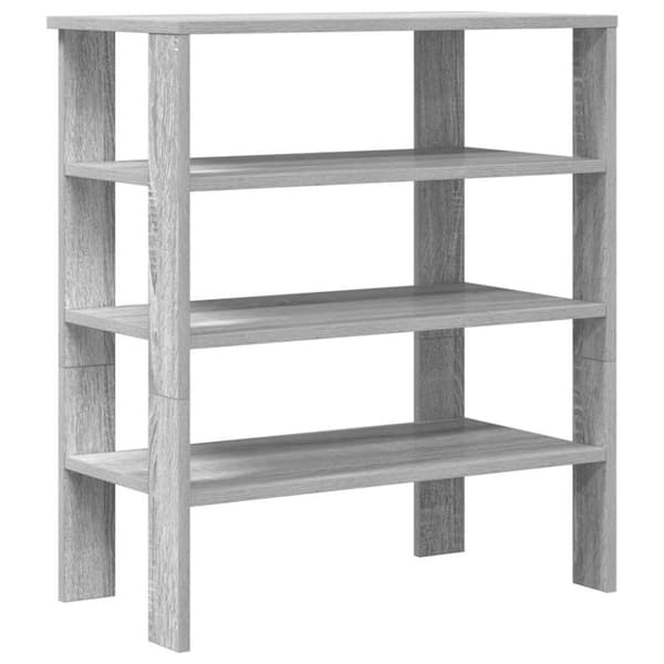 vidaXL skoreol 61x32x70 cm konstrueret træ grå sonoma-eg
