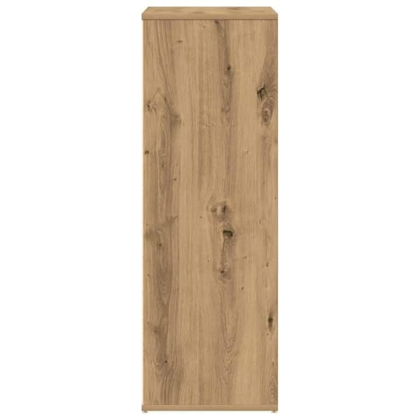 vidaXL Skohylle artisan eik 54x34x100,5 cm konstruert tre