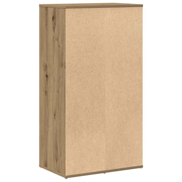 vidaXL Skohylle artisan eik 54x34x100,5 cm konstruert tre