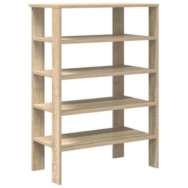 vidaXL skoreol 61x32x87,5 cm konstrueret træ sonoma-eg