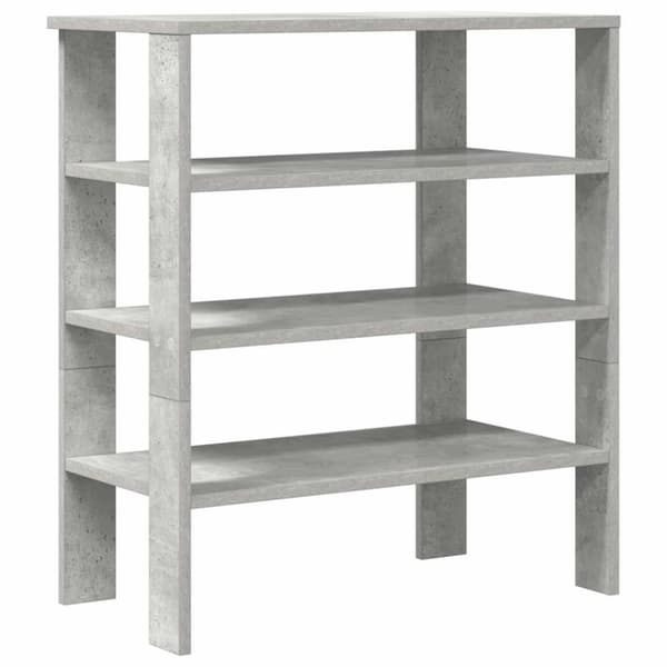 vidaXL skoreol 61x32x70 cm konstrueret træ betongrå