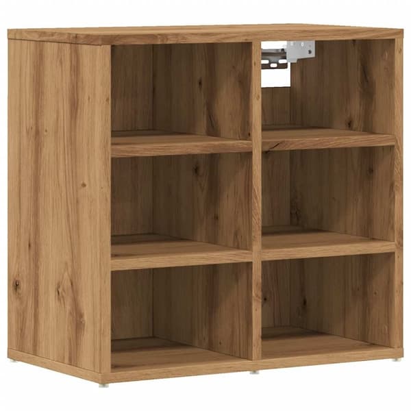vidaXL Skoskåp artisan ek 52x30x50 cm