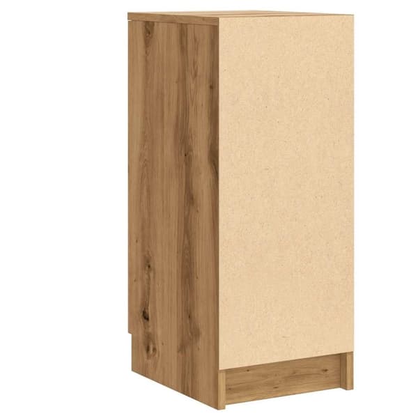 vidaXL Skohylle artisan eik 29,5x35x70 cm konstruert tre