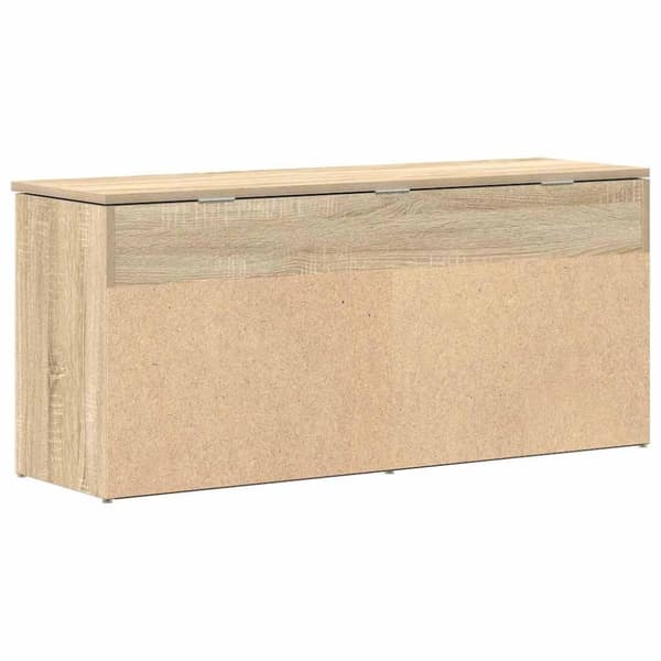vidaXL Skobenk sonoma eik 102x30,5x45 cm konstruert tre