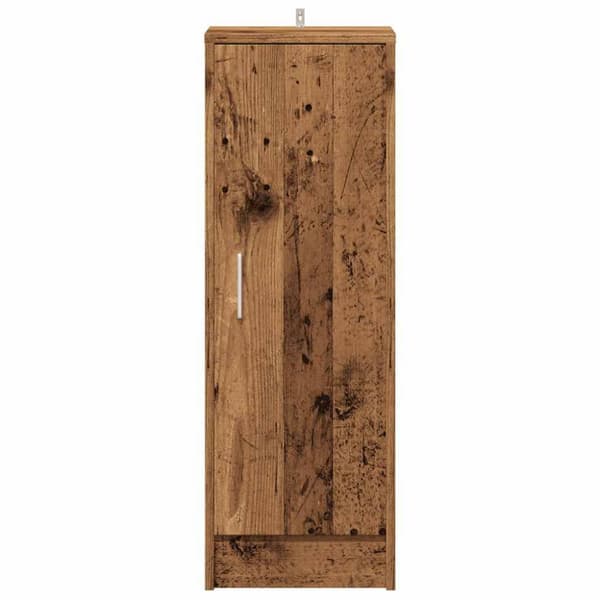 vidaXL skoskab 32x35x92 cm konstrueret træ antikt træ
