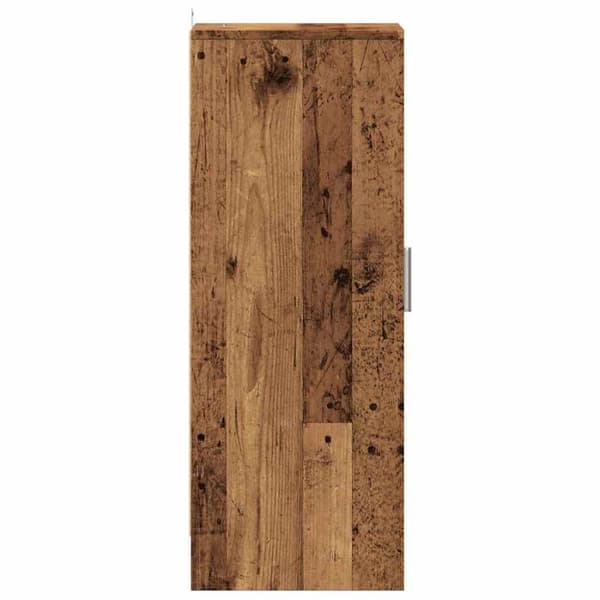 vidaXL skoskab 32x35x92 cm konstrueret træ antikt træ
